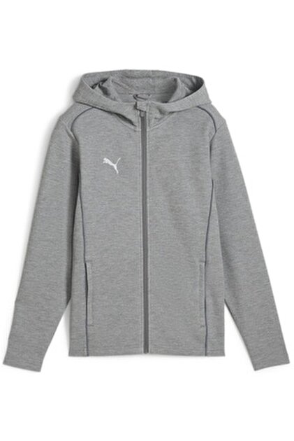 Puma Ess Elevated Fz Hoodie Erkek Yeşil Günlük Stil Sweatshirt