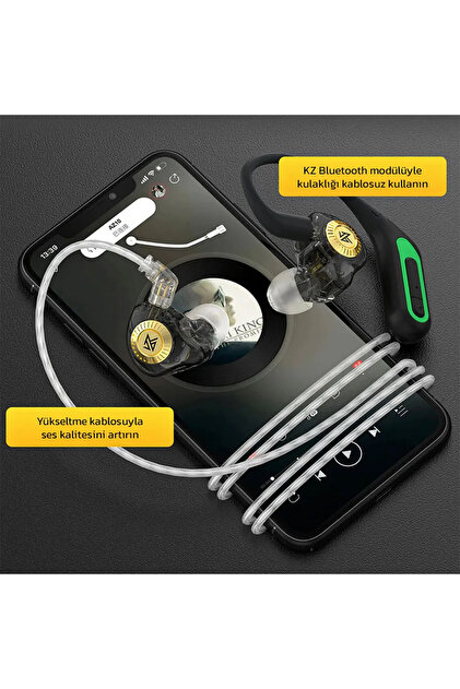 KZ EDX Ultra Dinamik Sürücü HiFi IEM Kablolu Kulak İçi Kulaklık