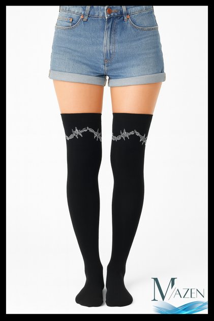 Uzun Dizüstü Çorap Schoolgirl Sock Yüksek Çorap (36-42)