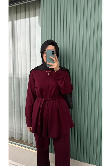 Pileli Kemerli Modal Takım