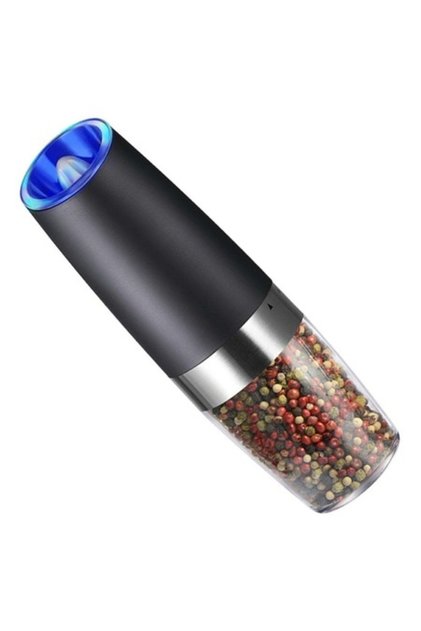 Râșniță electrică pentru condimente cu sistem de măcinare ceramic, 21 cm, neagră, RBT-BBL8083