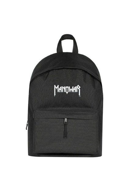 Rucsac Manowar Logo Classic 2 Culoare neagră