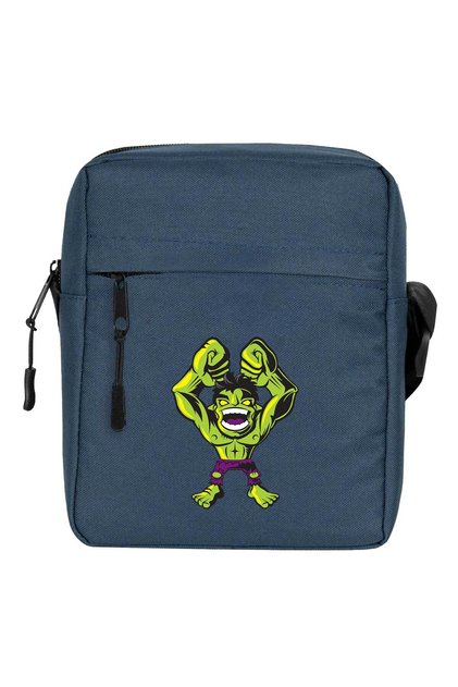 Hulk Cartoon Shoulder Bag Navy Blue Color
