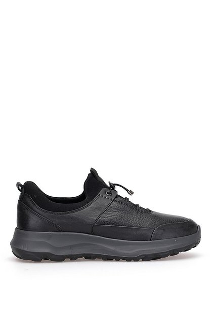 I1314 Santoni Men's Genuine Leather Casual Shoes Black