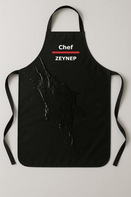 SU GEÇİRMEZ KİŞİYE ÖZEL FİRMAYA ÖZEL LOGOLU YAZILI MUTFAK ÖNLÜĞÜ CHEF ASKILI ÖNLÜK