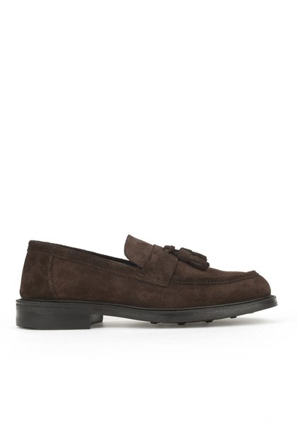 , Men's Genuine Leather Shoes 153986Z4162 Brown