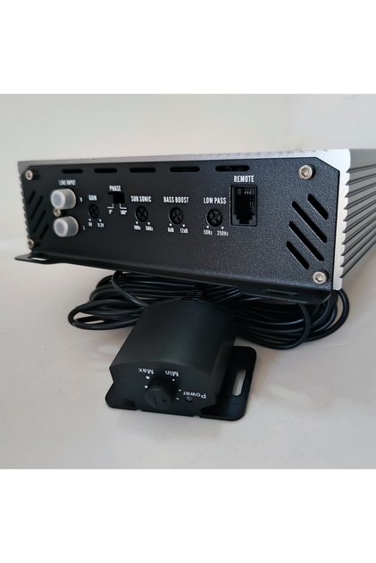 -1000.1 Class D Bass Kontrollü Amfi – Yüksek Performanslı Subwoofer Güç Amplifikatörü
