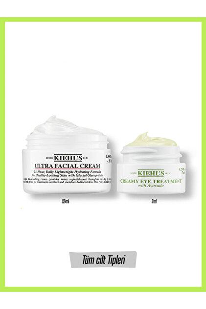 Kiehl's Canlandirici Göz Kremi ve Ultra Facial Nem 2 li Set