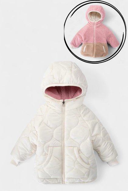 2-11 Years Old Double-Sided Thick Fleece Winter Girl's Coat