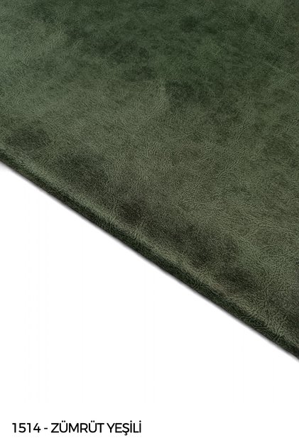 ZEN 1 METRE ZÜMRÜT YEŞİLİ RENK 1.SINIF SİLİNEBİLİR ASTARLI DÖŞEMELİK KUMAŞ 1514 NUMARA