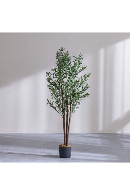 180 cm Olive Tree Artificial Plant - Realistic Faux Mediterranean Décor for Homes & Offices