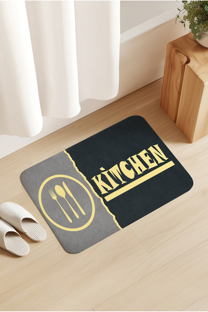 Kitchen Patterned Kitchen - Door Front Mat 60X80Cm