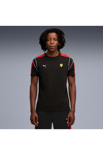 Puma 632766 Ferrari MT7 Tee Tişört Erkek T-Shirt SİYAH - Fiyatı
