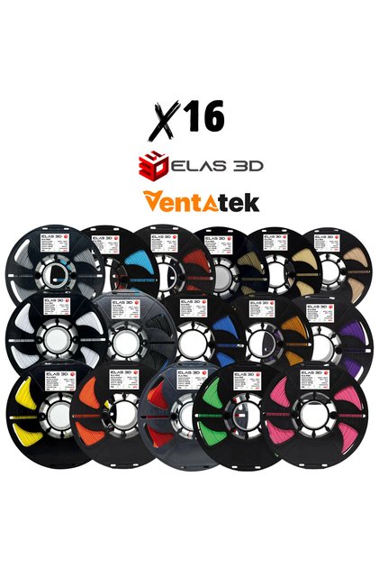 Elas 3D Pla Pro Filament 1.75mm 16 Kg Avantajlı Paket