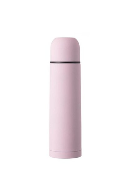 Sticlă termos din oțel inoxidabil, roz mat, 500 ml