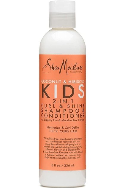 Shea Moisture Kids Coconut & Hibiscus 2-in-1 Shampoo & Conditioner - 236 ml