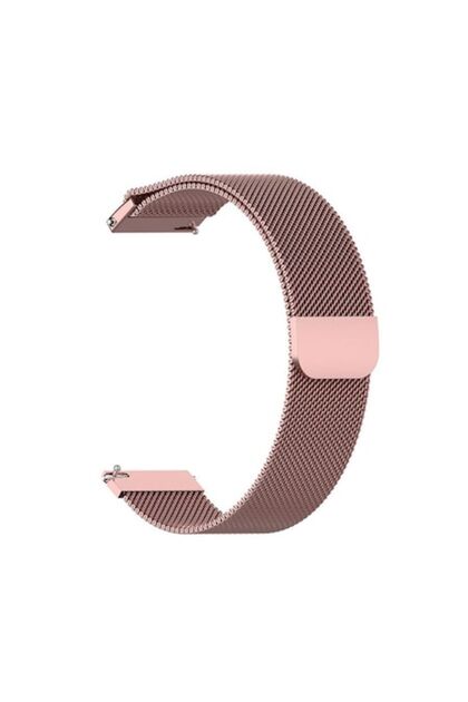Curea ceas inteligent 18mm pentru Huawei Watch GT 4 (41mm), oțel inoxidabil, închidere magnetică, roz