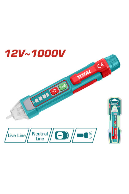 Dijital AC Voltaj Dedektörü 12V-1000V Yüksek Kalite THT100091