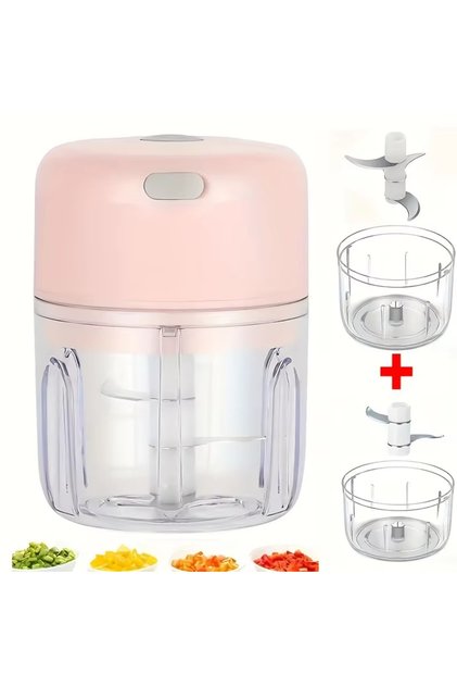 Pink Set Multifunctional Cooking Machine Automatic Household Meat Grinder Baby Supplementary Food St