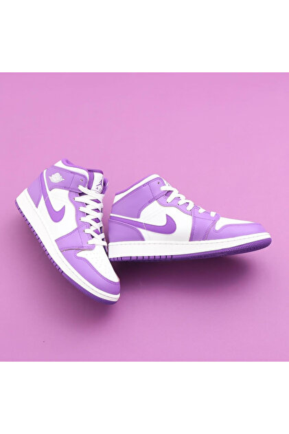 Nike Air jordan 1 Mid Purple Venom (GS) - DQ8423-511 - Fiyatı