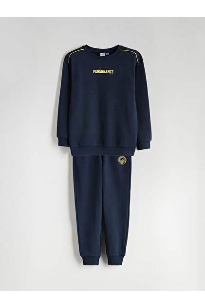 Crew Neck Boy's Tracksuit Set