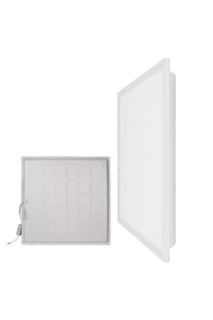 Τετράγωνο LED πάνελ χωνευτό πίσω KE35667, 72W, 6480lm, 6500K, 60x60cm, IP20, Αλουμίνιο