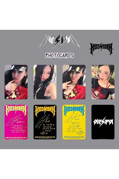 Kpop Dünyasi AESPA NingNing '' Rich Man '' Photocards Set - Fiyatı
