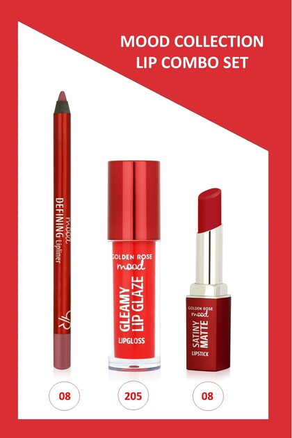 Golden Rose Mood Lip Combo Set - Defining Dudak Kalemi No:09