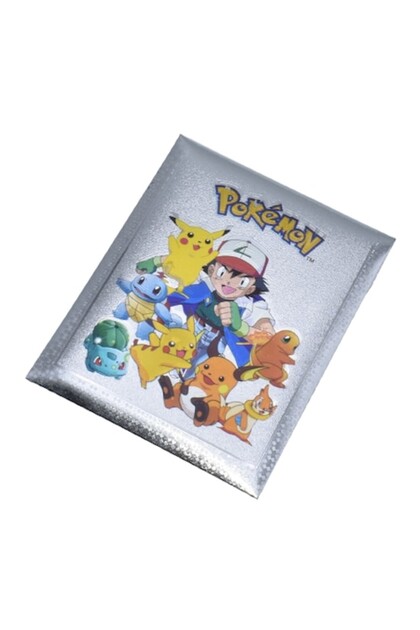 Plic 10 carti de colectie Pokemon Silver, Stone, Basic, Vmax