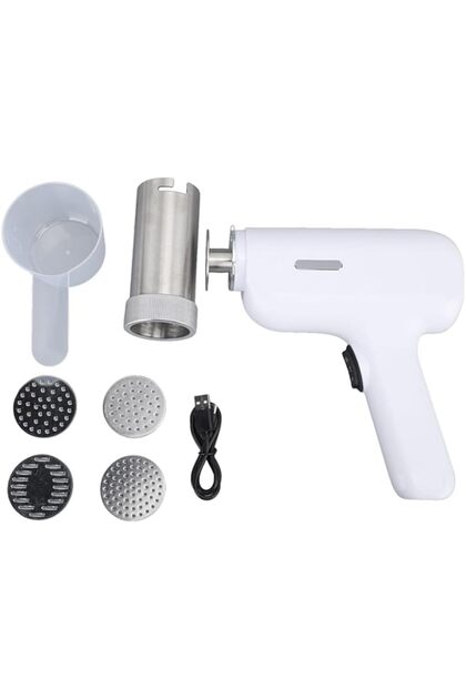 BROLEO Electric Pasta Maker, Automatic Portable Handheld Noodle Maker Machine, Household Multi-funct