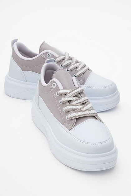 Women's Anorak Sports Shoes White Gray