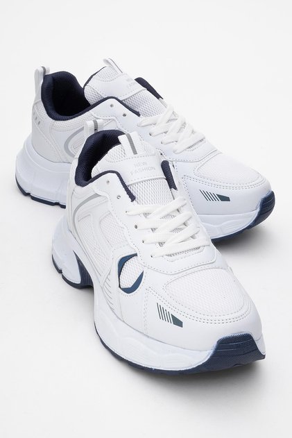 Lace-Up Anorak Women's Sports Shoes White Lacquer