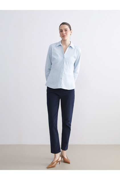 Timeless Clothing & Timeless Choices Slim Fit Velvet Women's Trousers
