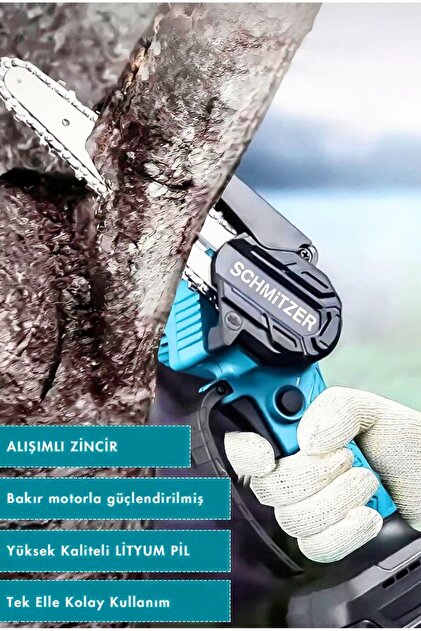 SCHMITZER Pro 21V Pro Metal Dişli Çift Akülü Çelik Şanzuman