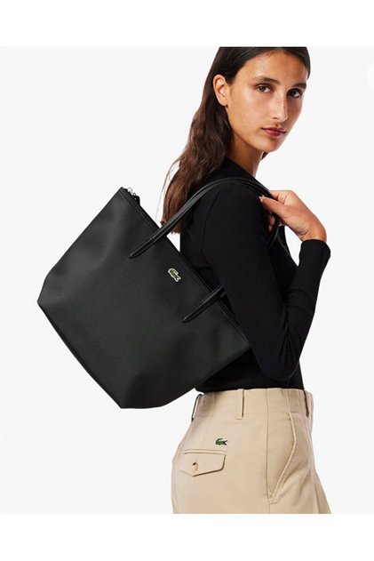 L.12.12 Black Small Size Women's Shoulder Bag Elsbeauty