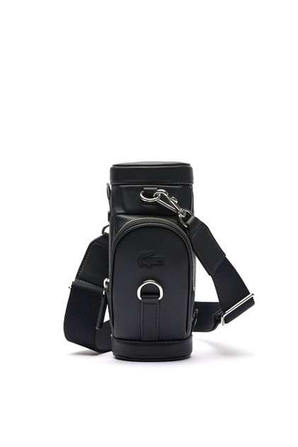 Black Women's Shoulder Bag with Logo Elsbeauty