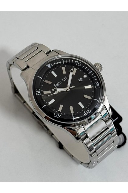 Men's Watch Steel Case Bombed Glass 30 Meters Water Resistant