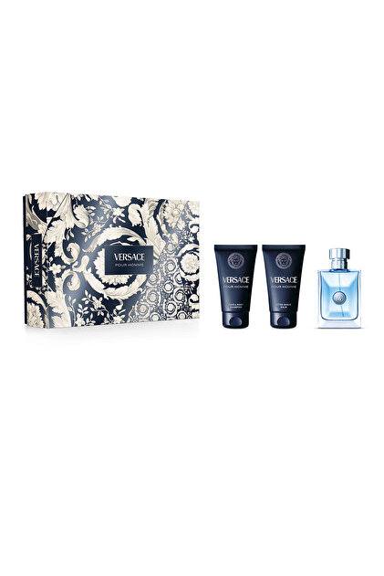 Versace Pour Homme EDT Set (50ML Parfüm+Saç-Vücut Şampuanı 50ML+