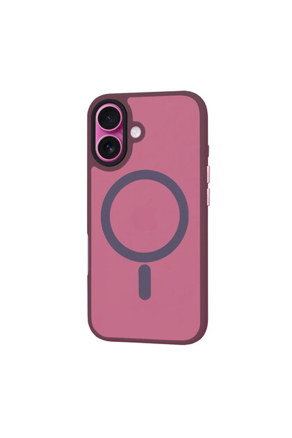 Husa IcyAura pentru Apple iPhone 16 Plus, Silky Silicone, MagSafe, Trendy Design, Violet