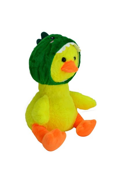 Dinozor Şapkalı Peluş Ördek 30 Cm 50150