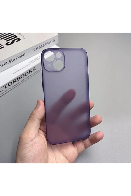 For iPhone 13 and 14 Thin (0.03mm) Lightweight Protective Slim Cover Matte Texture Soft Case