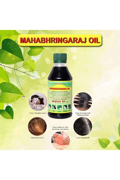 Mahabhringraj Scalp Massaging Oil, 200 ml