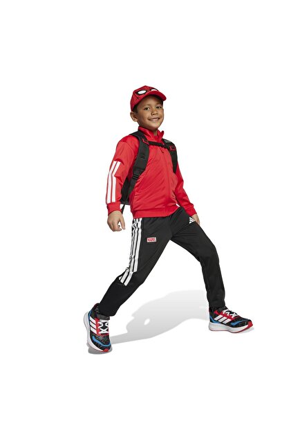 adidas LK MRVL SM TS Çocuk Kırmızı Eşofman Takımı JM0809 - Fiyatı