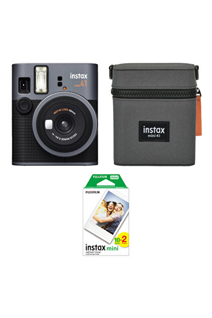 Fujifilm Instax Mini 41 Siyah Analog Şipşak Fotoğraf Makinesi 20