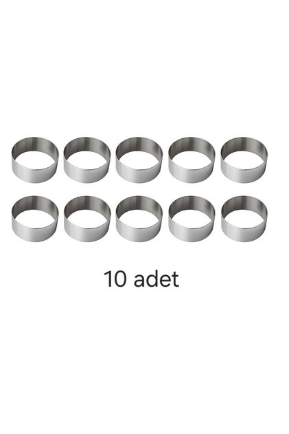 Stainless New York Croissant Mold 10cm 10 Pieces