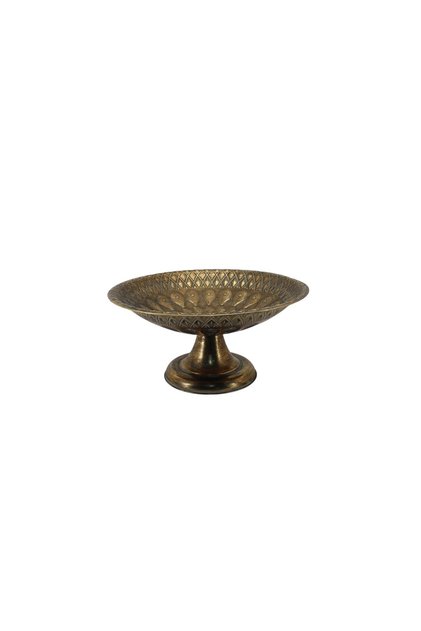 DEKORATİF METAL AYAKLI TEPSİ