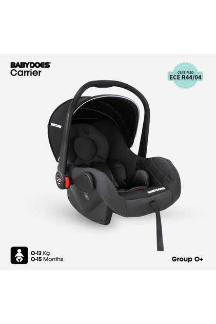 CARRIER - Infant/Baby/Kids Car Seat with Full Body Support Cushion, Adjustable Harness & Ca