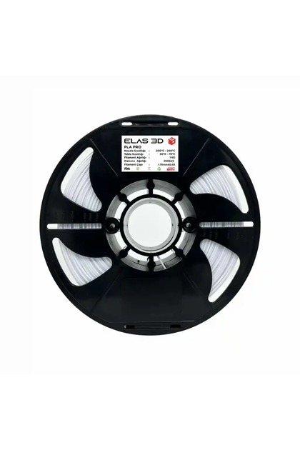Elas 3D Beyaz PLA Pro Filament - 1.75mm - 1 Kg