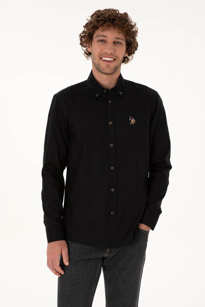 Cedcolorreg025K Black Men's Shirt 2225643
