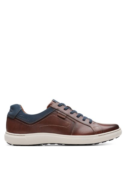 Ανδρικά αθλητικά παπούτσια καφέ CLARKS-26176886 498 ΔΕΡΜΑ ΜΑΟΝΙ